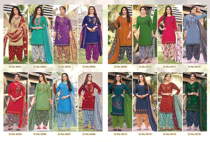 Kauvery Nyraa 4 Fancy Ethnic Wear Cotton Printed Readymade Suit Collection